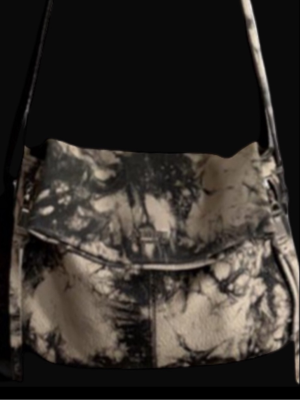 Aimee Kestenberg Neutral Tie-Dye Leather Crossbody Bag - Picture 2 of 16
